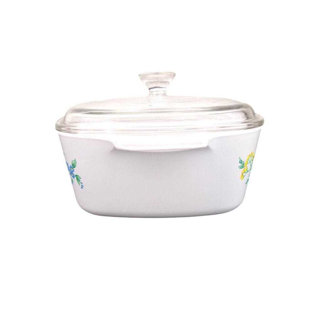 Vintage CorningWare My Garden A-1.5L Casserole Dish Glass Lid Included 1.5 Liter - Picture 5 of 16